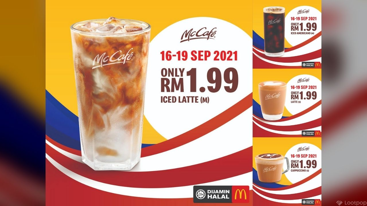 RM1.99 Malaysia Day McCafe Deals