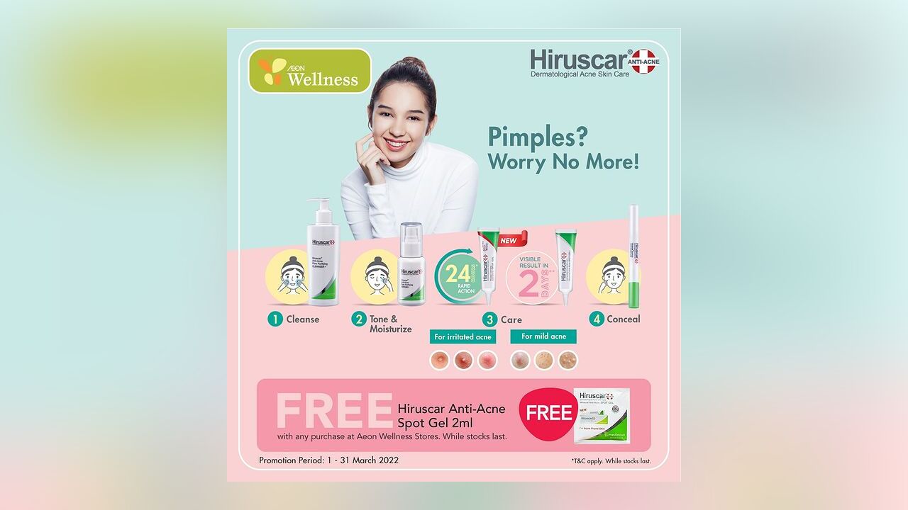 Free Hiruscar Anti-Acne Advance Spot Gel