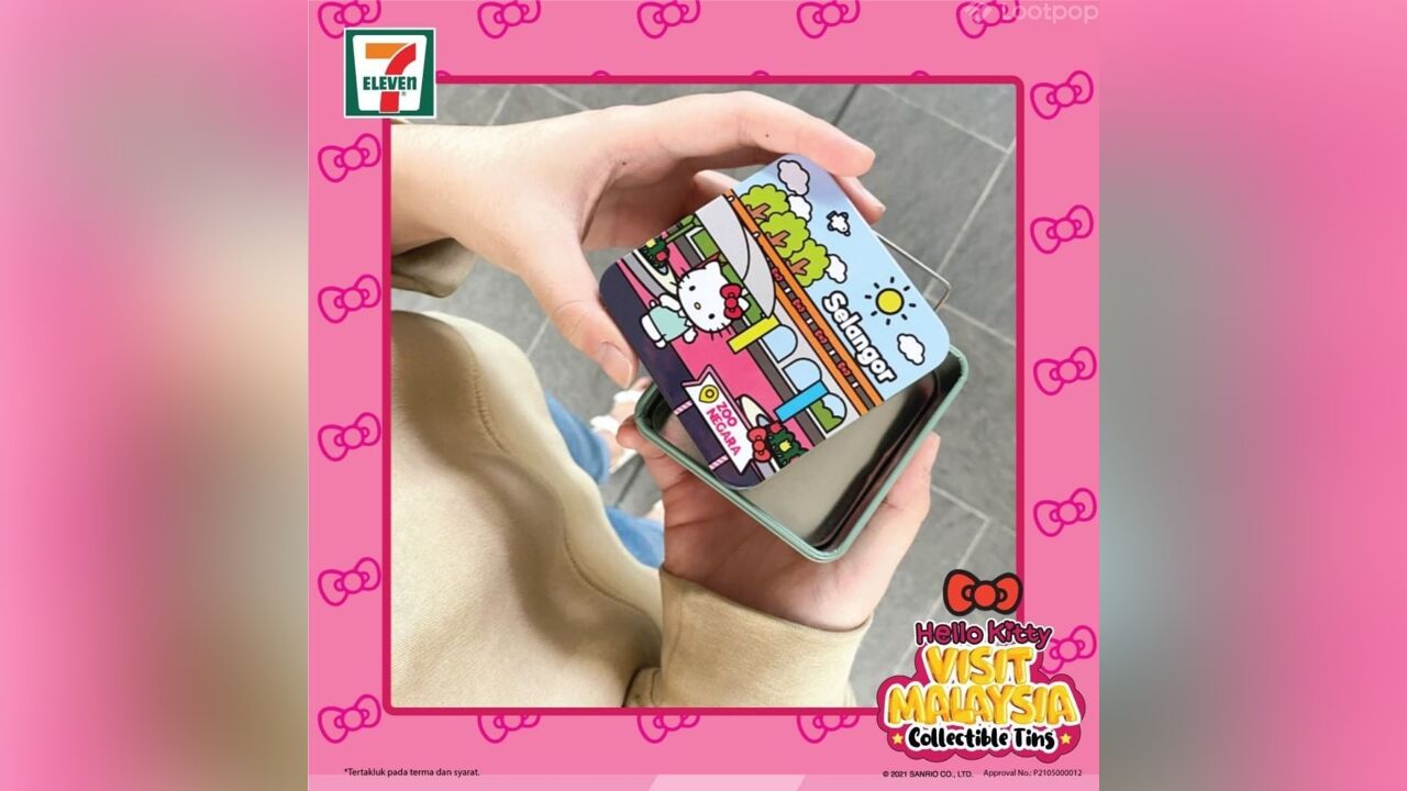 Hello Kitty Visits Malaysia Tin dari 7-Eleven x Sanrio