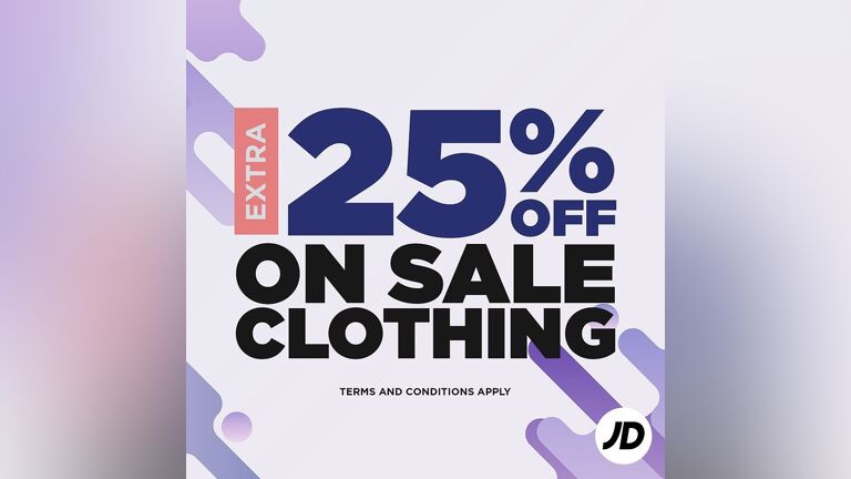 Extra 25% OFF on Sale Clothing