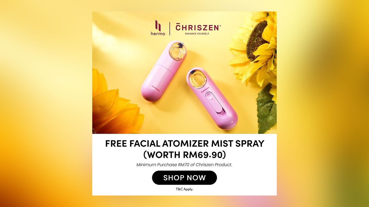 Free Facial Atomizer Mist Spray from Chriszen x Hermo
