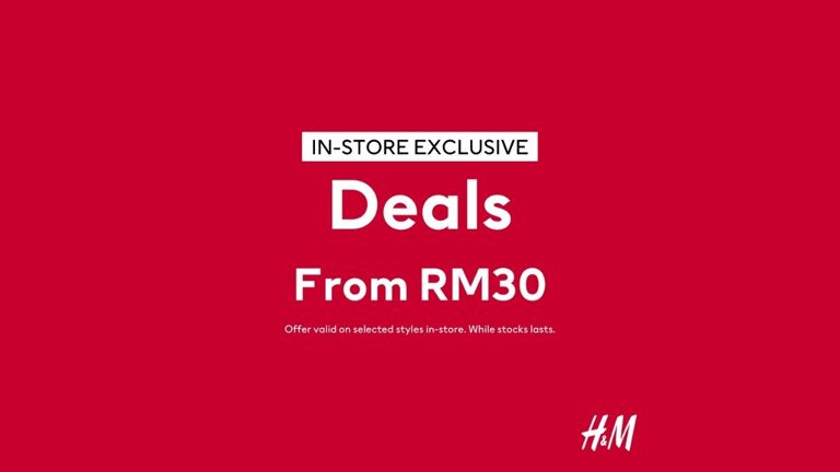 H&M In-Store Deals from RM30