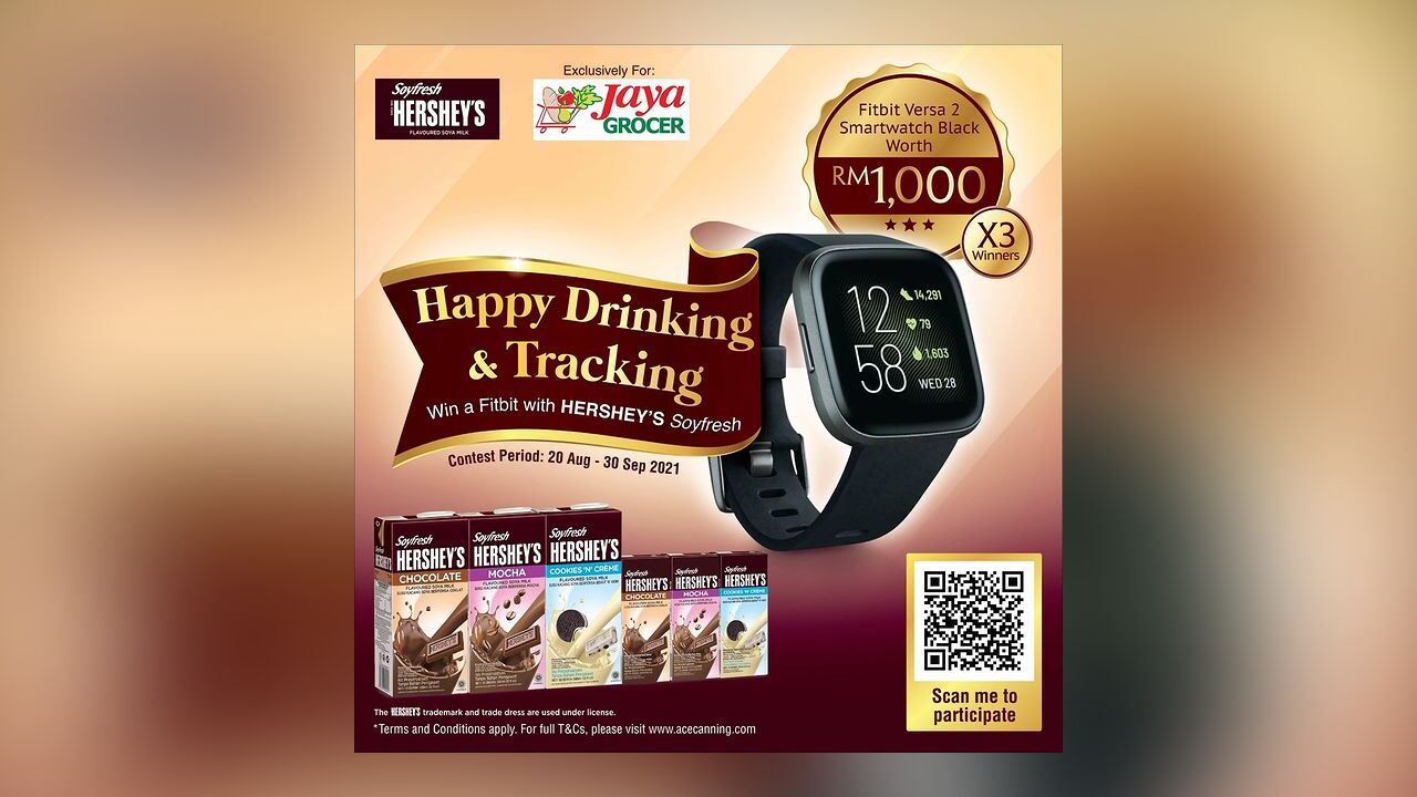 Happy Drinking & Tracking Contest with Hershey's x Jaya Grocer