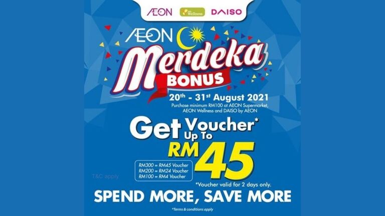 Spend More, Save More with AEON, AEON Wellness, and Daiso