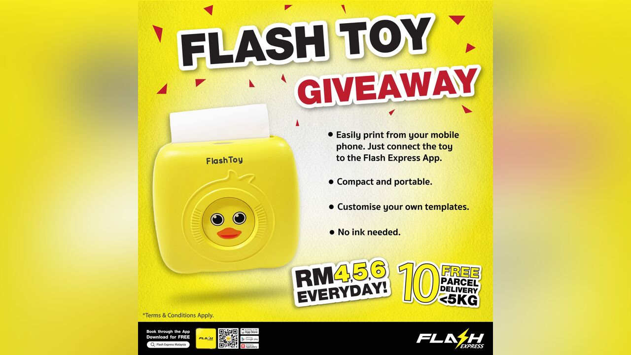 Weekly Flash Toy Giveaway