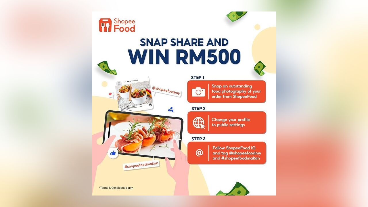 SNAP, SHARE AND WIN RM500