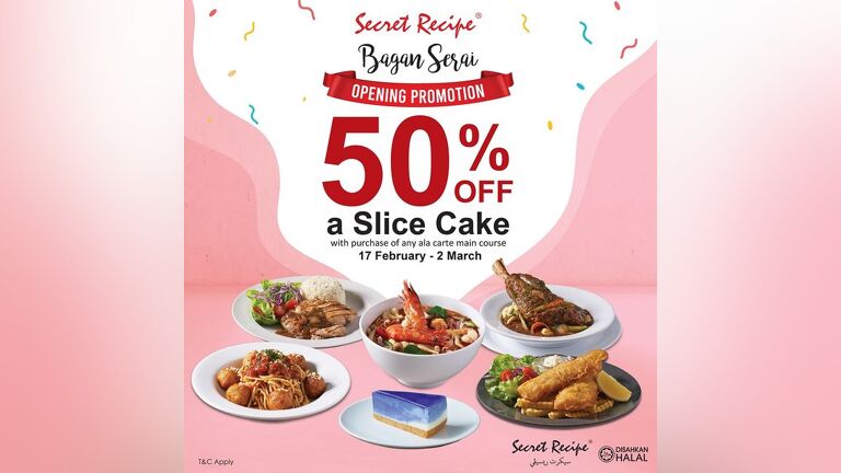 Secret Recipe Bagan Serai Opening Deal