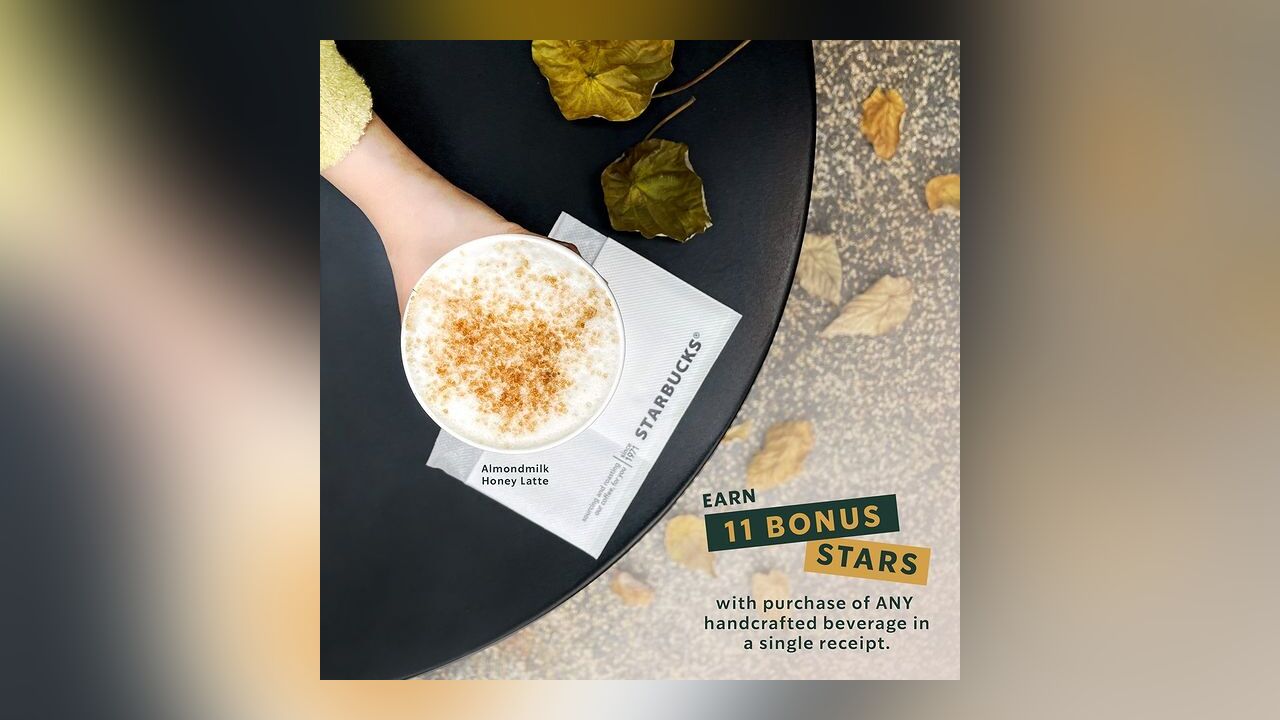 Starbucks Member’s Day: Earn 11 BONUS STARS