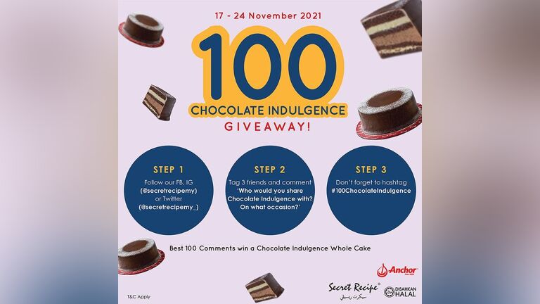 100 Chocolate Indulgence Giveaway