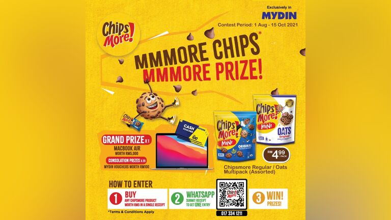 Chipsmore x Mydin More Chips More Prize Giveaway Contest