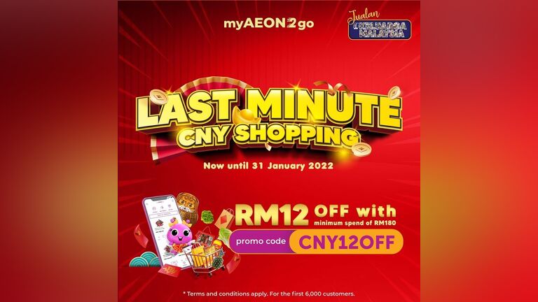RM12 Off Last Minute CNY Shopping