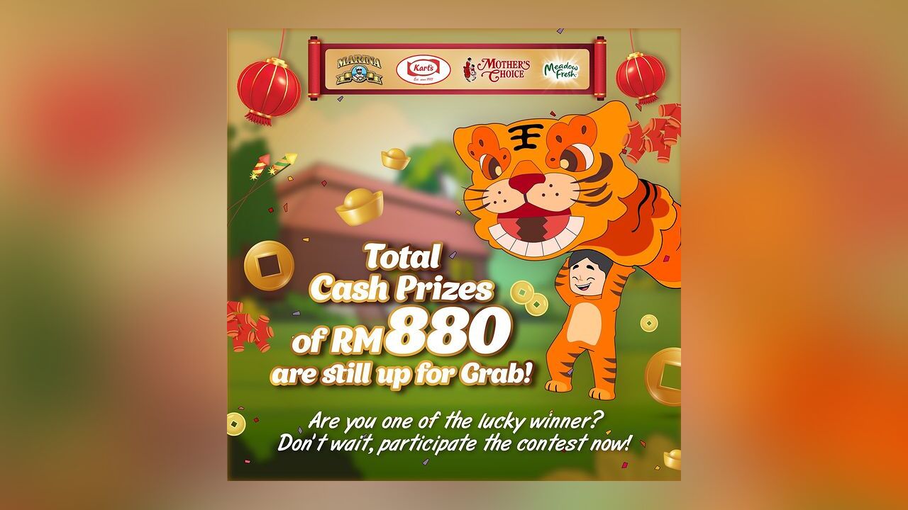RM880 Cash Angpow is Up for GRAB!