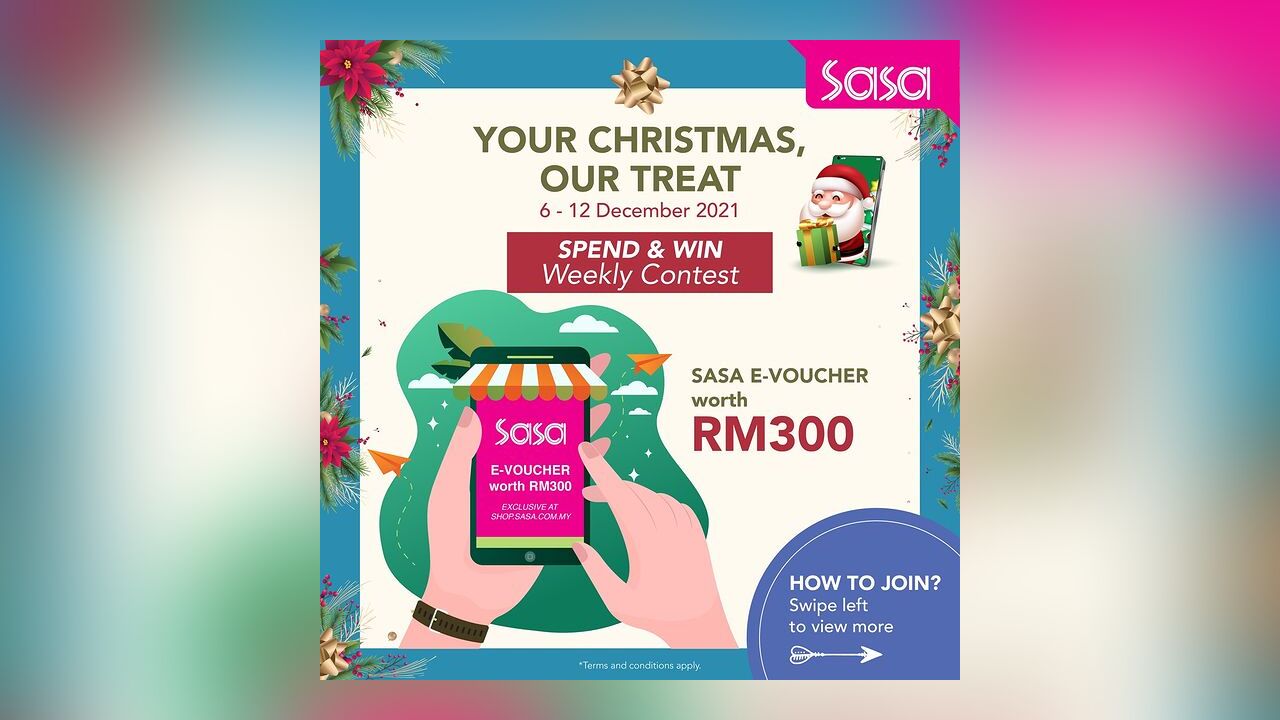 SaSa's Christmas In-Store Spend & Win Contest