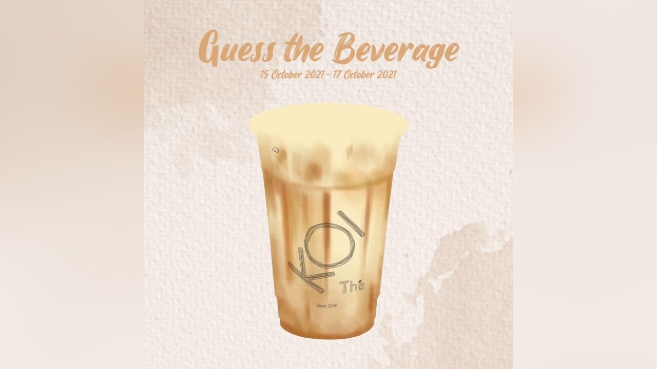Guess the Beverage & Win a Drink from KOI